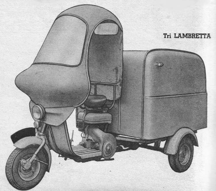 lambretta fd motory 125cc 5hp55km h 150cc 6hp60km h produkce 195259